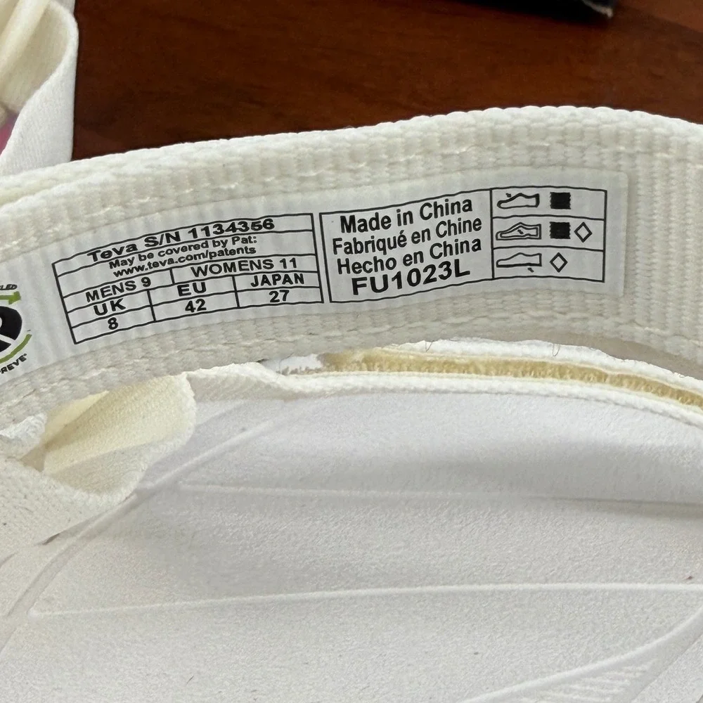 Teva Hurricane XLT2 Ampsole Brite White Pink Blue Ombre Sandals 1134356 Women 11